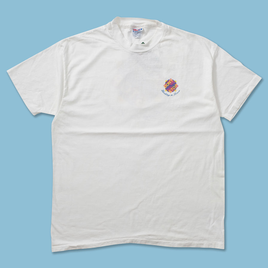 Vintage Don't Stop Learning T-Shirt Large 