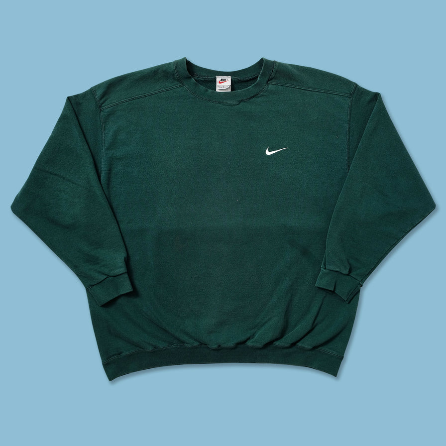 Vintage Nike Mini Swoosh Sweater XLarge - Double Double Vintage