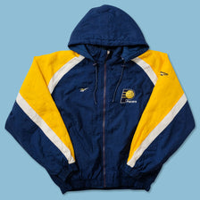 Vintage Reebok Indiana Pacers Padded Jacket XLarge - Double Double Vintage