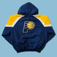 Vintage Reebok Indiana Pacers Padded Jacket XLarge - Double Double Vintage
