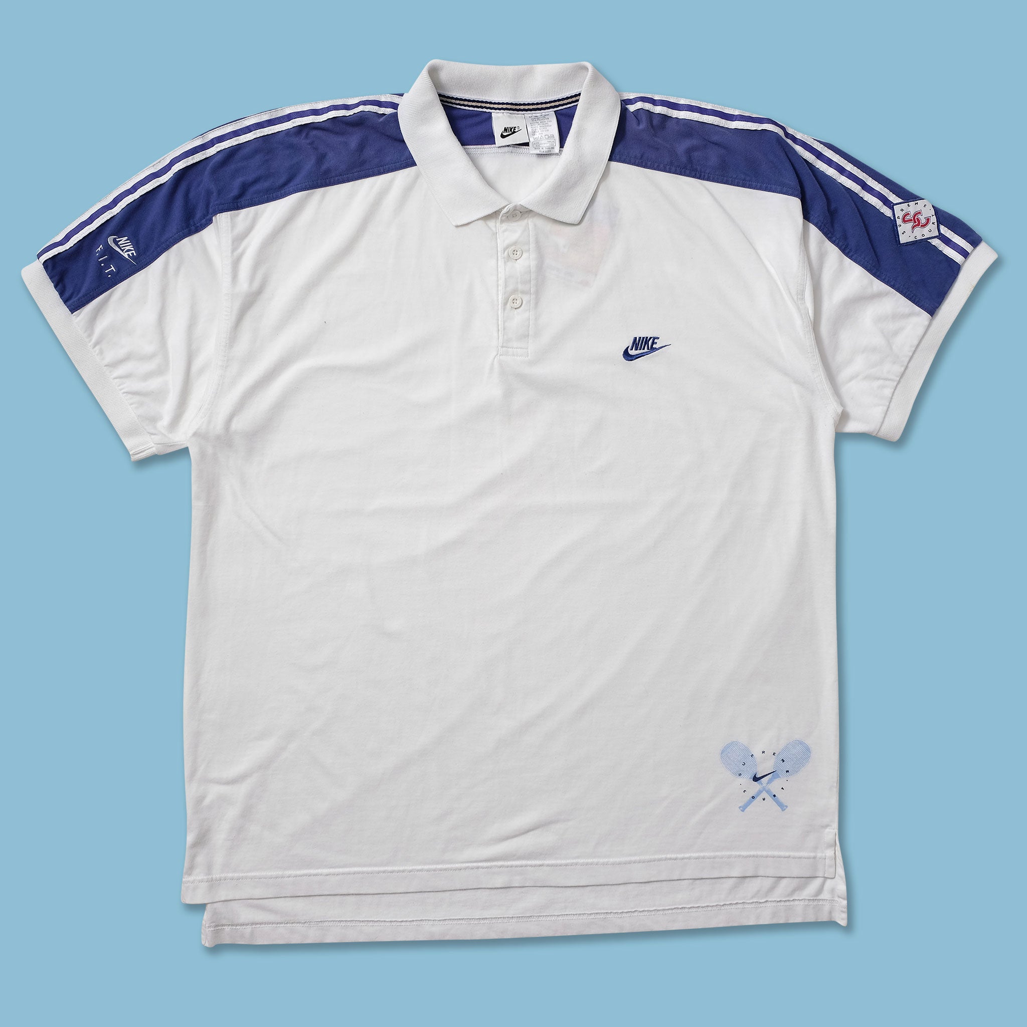 Vintage Nike Supreme Court Polo XXL | Double Double Vintage