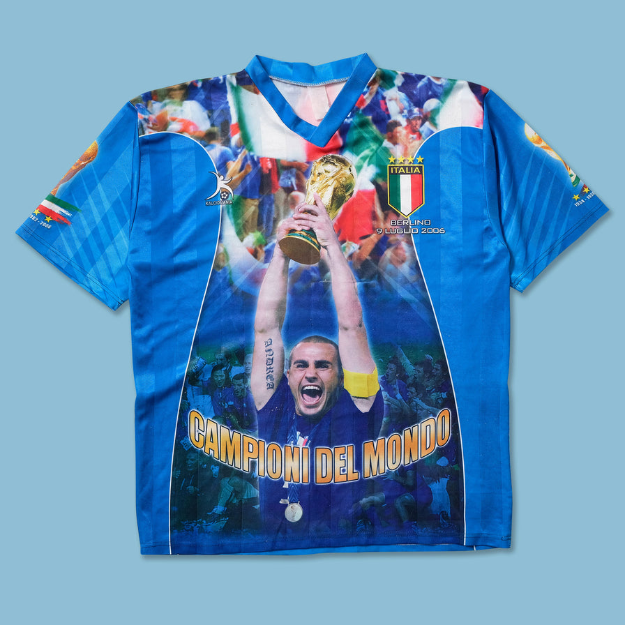 2006 Italy Fan Jersey Medium - Double Double Vintage
