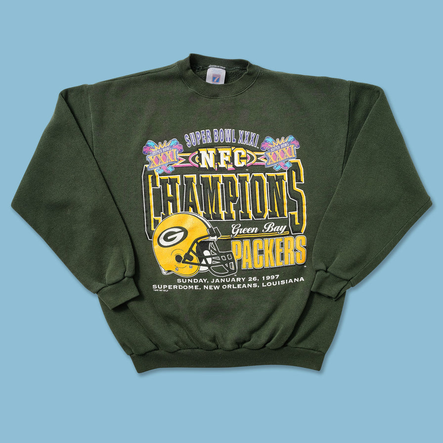 1997 Greenbay Packers Sweater Medium - Double Double Vintage