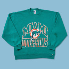 Vintage Russell Athletic Miami Dolphins Sweater Medium - Double Double Vintage