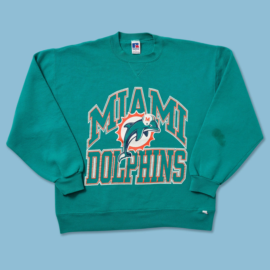 Vintage Russell Athletic Miami Dolphins Sweater Medium - Double Double Vintage