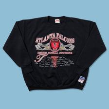 Vintage Atlanta Falcons Sweater Large - Double Double Vintage