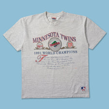 1991 Minnesota Twins T-Shirt Large - Double Double Vintage