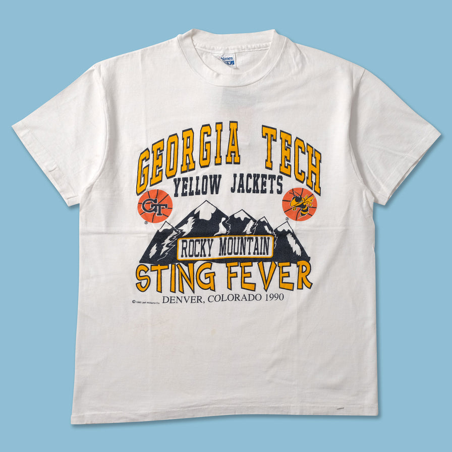 1990 Georgia Tech T-Shirt Small - Double Double Vintage