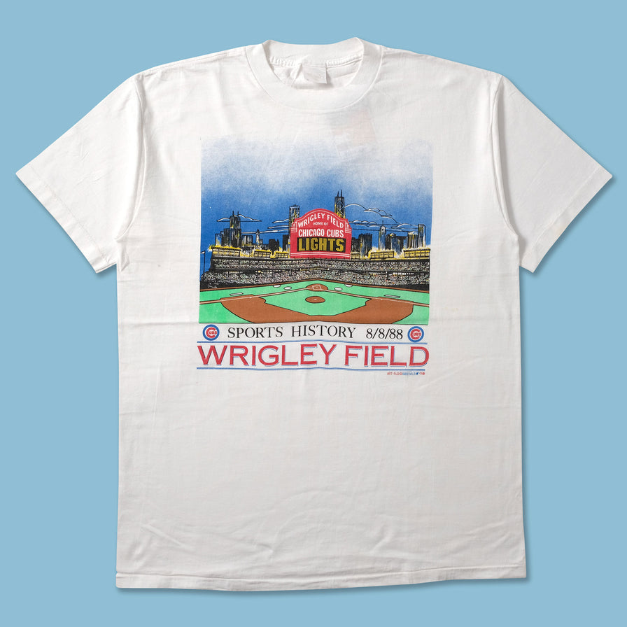 1988 Chicago Cubs Wrigley Field T-Shirt Large - Double Double Vintage