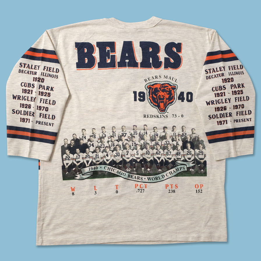 Vintage Chicago Bears 3/4 Sleeve Large - Double Double Vintage