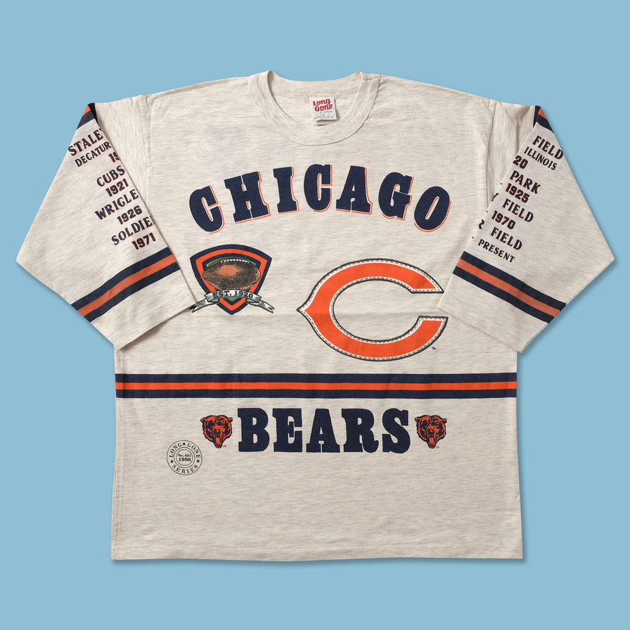 Vintage Chicago Bears 3/4 Sleeve Large - Double Double Vintage
