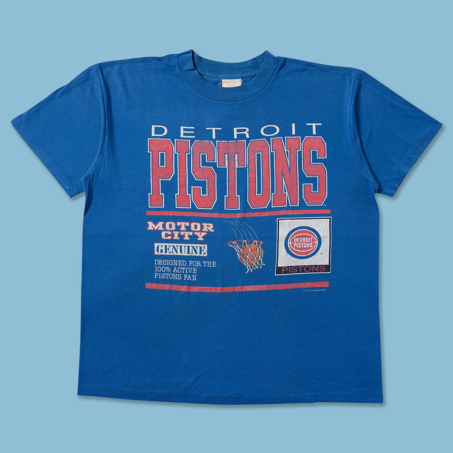 1991 Detroit Pistons T-Shirt Large - Double Double Vintage