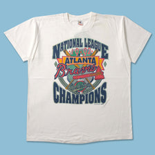 1992 Atlanta Braves T-Shirt XLarge - Double Double Vintage