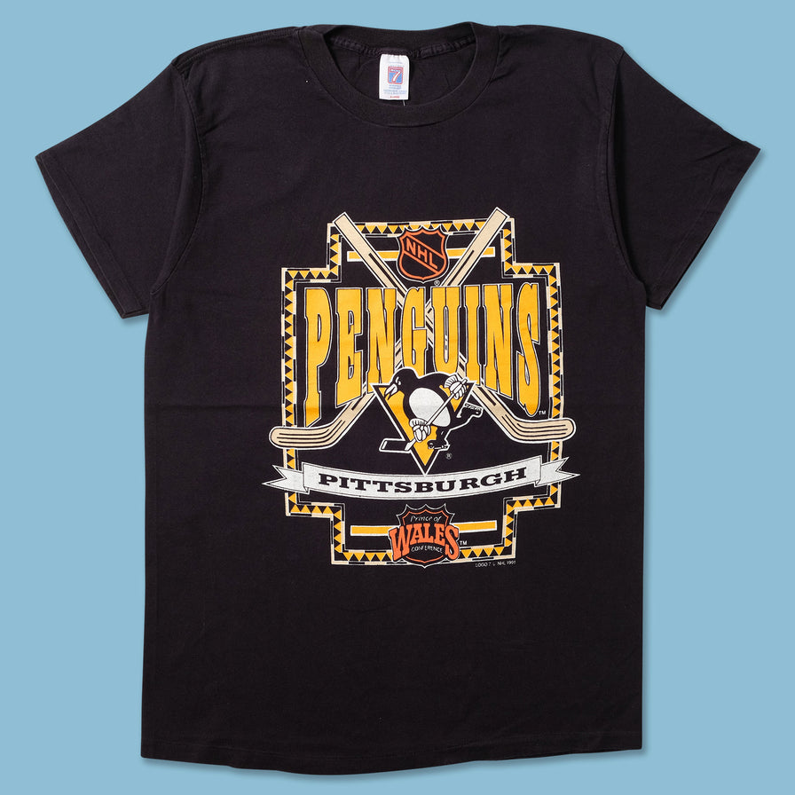 1991 Pittsburgh Penguins T-Shirt Medium - Double Double Vintage