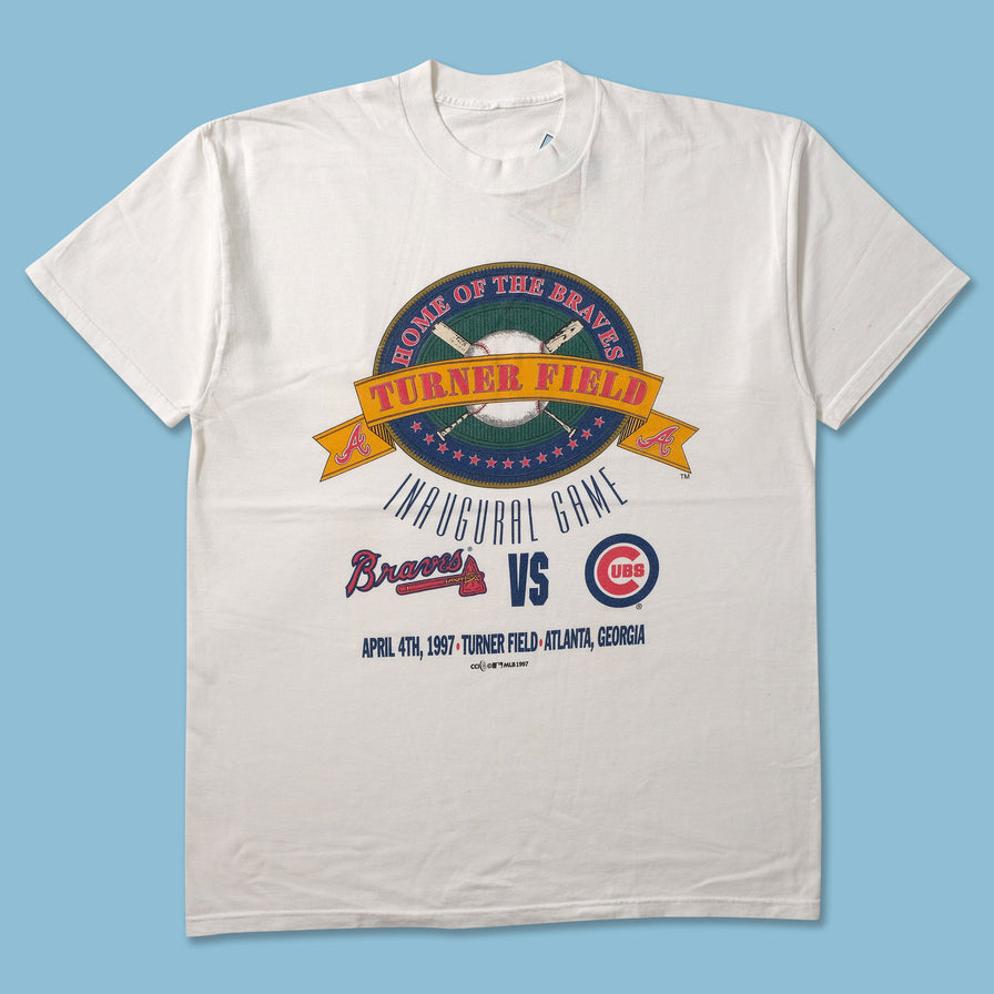 1997 MLB Home Of The Braves T-Shirt Large - Double Double Vintage