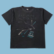 Vintage Starter San Jose Sharks T-Shirt Medium - Double Double Vintage