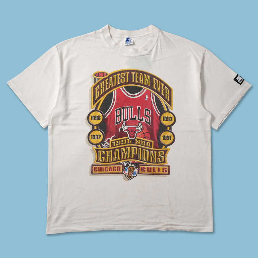 1996 Starter Chicago Bulls T-Shirt Large - Double Double Vintage