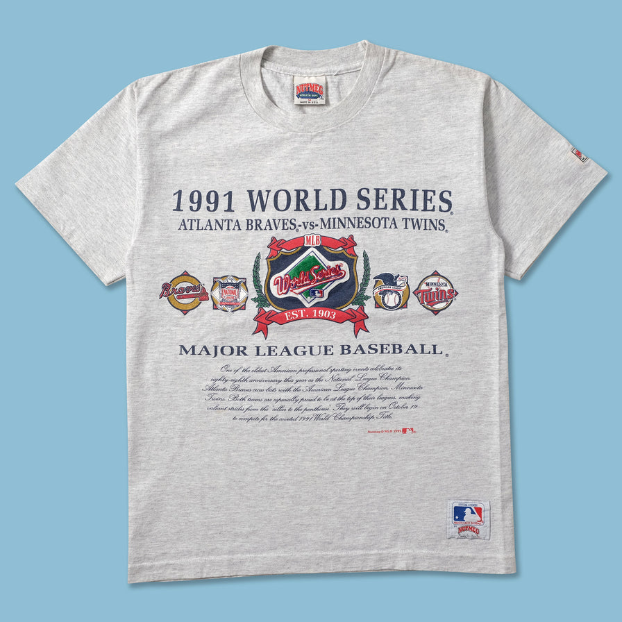 1991 MLB World Series T-Shirt Small - Double Double Vintage