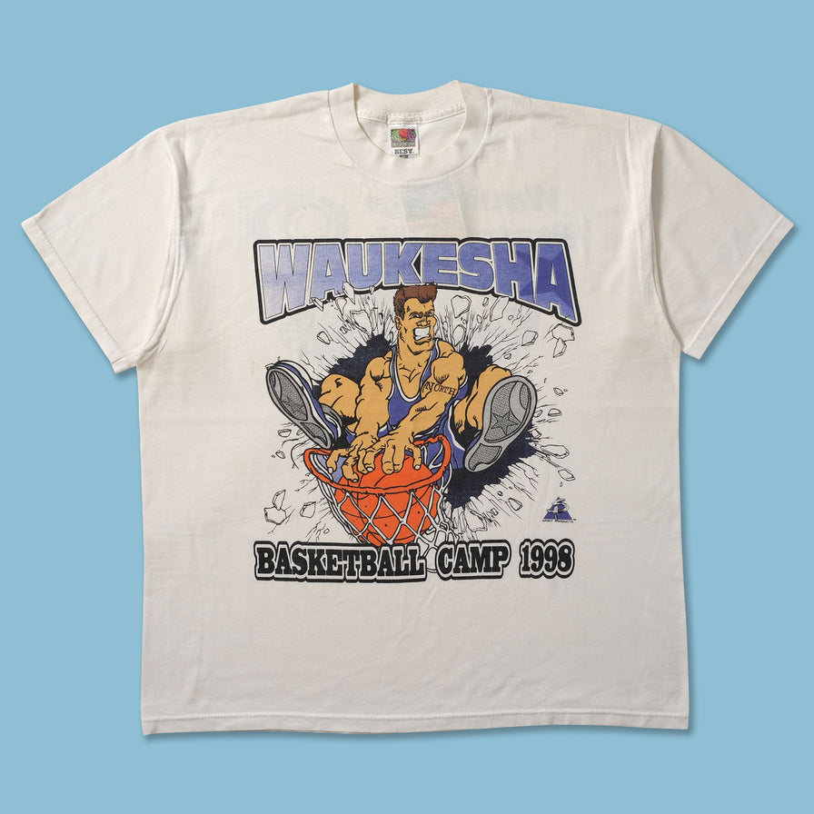 1998 Waukesha Basketball Camp T-Shirt Large - Double Double Vintage
