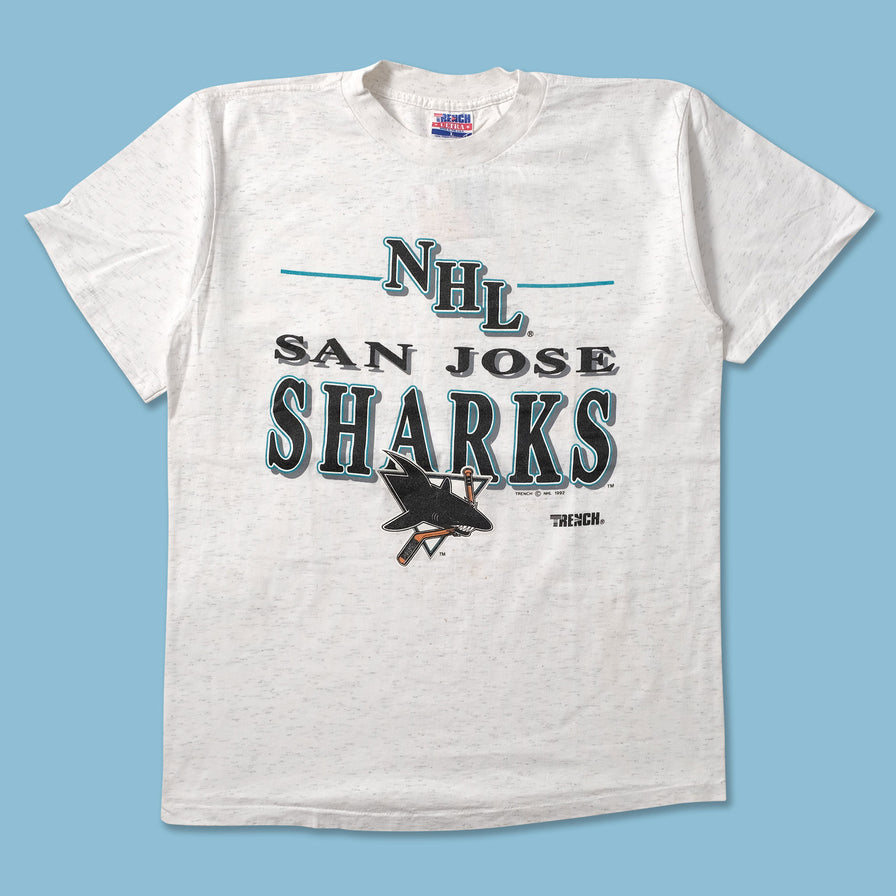 1992 San Jose Sharks T-Shirt Medium - Double Double Vintage