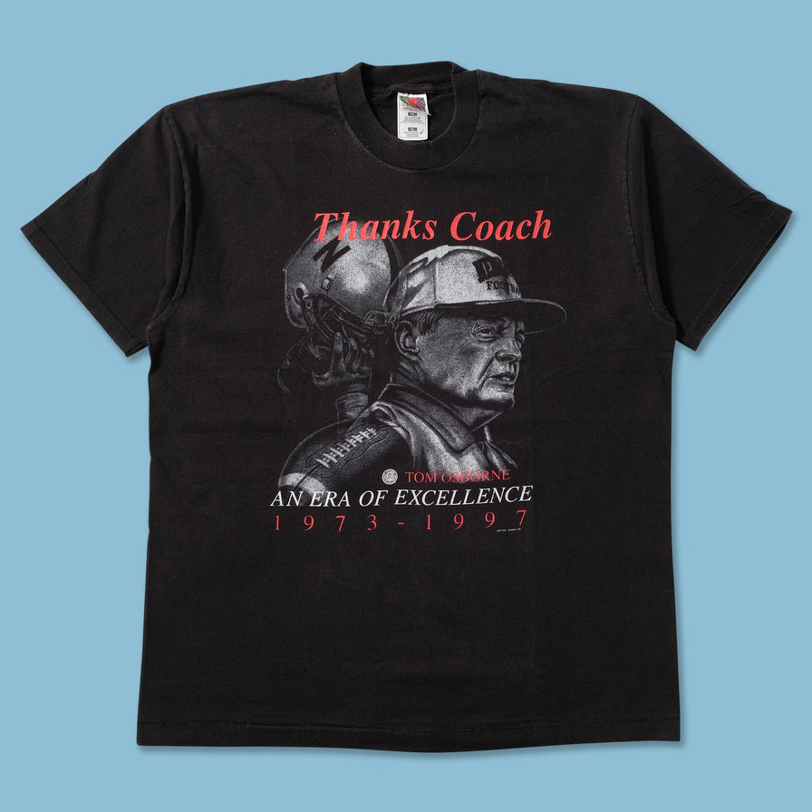 1997 Tom Osborne T-Shirt Large - Double Double Vintage