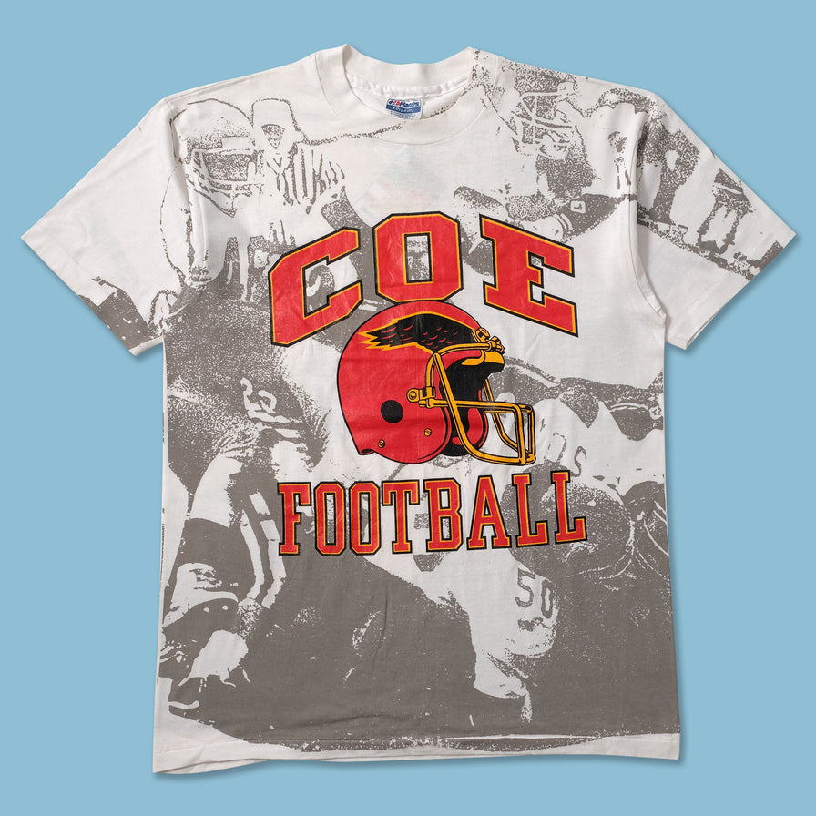 Vintage COE Football T-Shirt Medium - Double Double Vintage