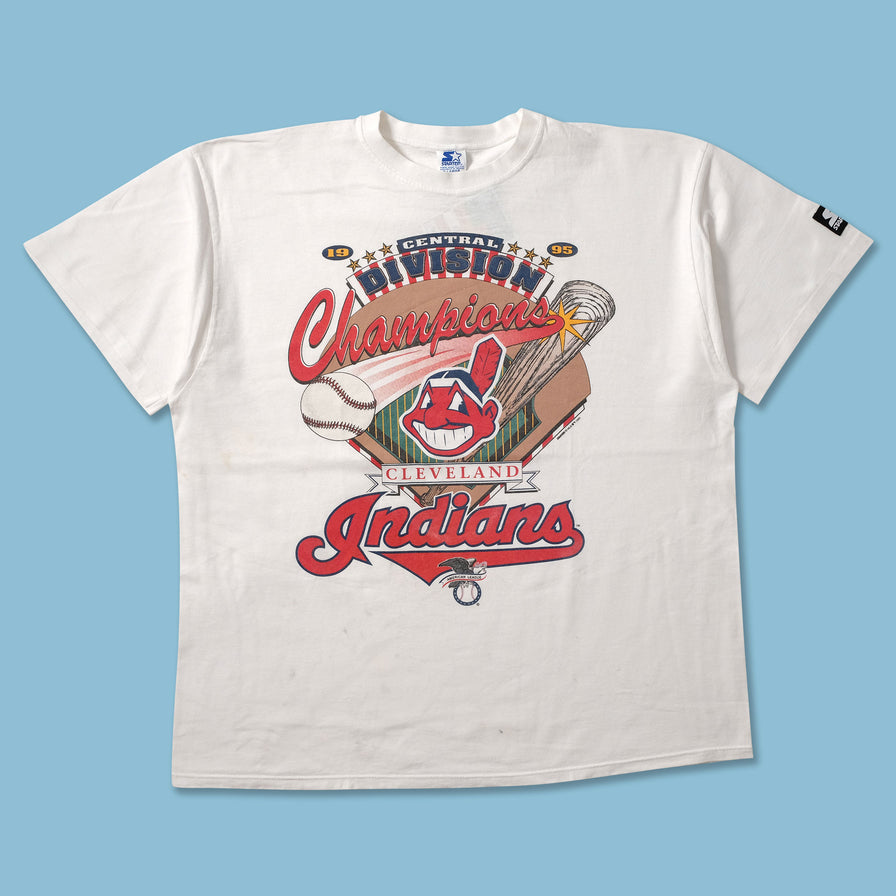 1995 Starter Cleveland Indians T-Shirt XLarge - Double Double Vintage