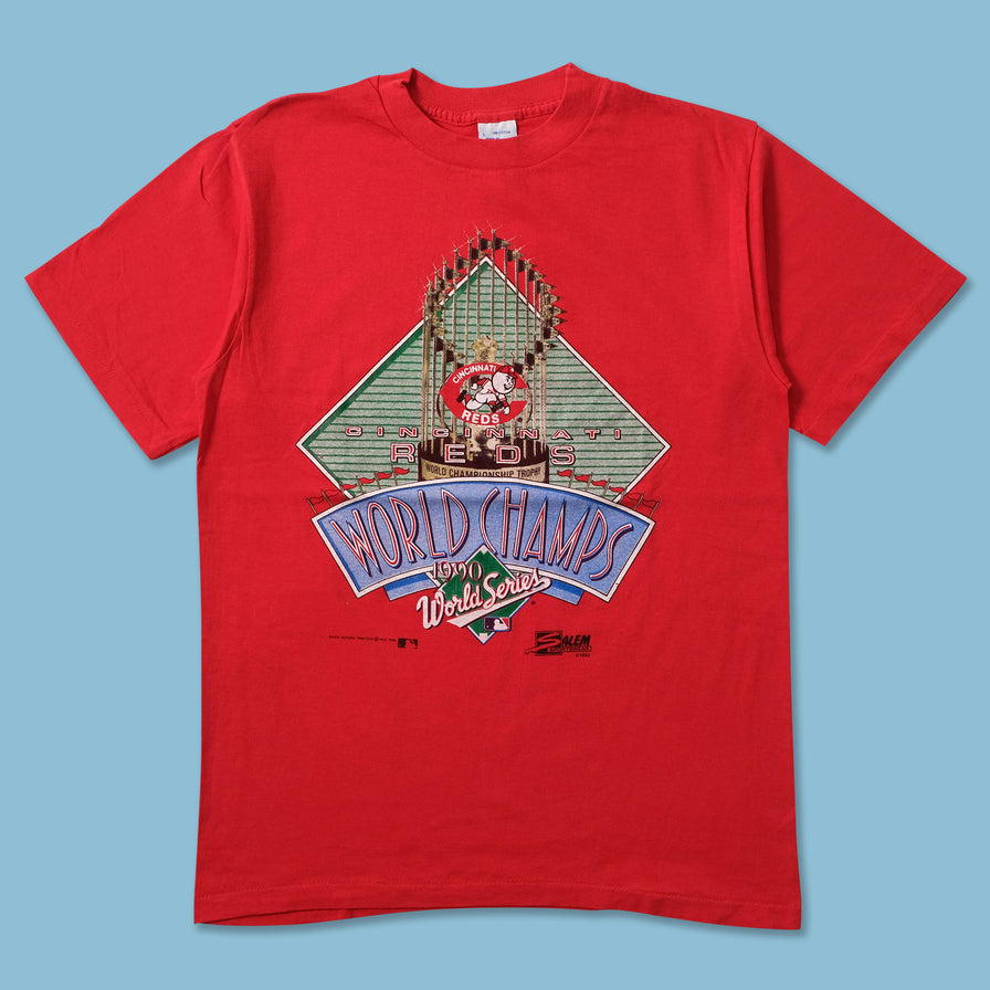 1990 Cincinnati Reds T-Shirt Small - Double Double Vintage