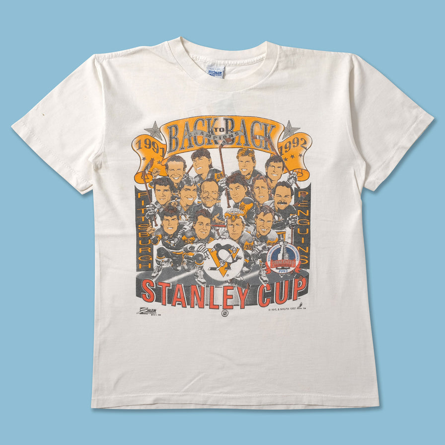 1992 Pittsburgh Penguins T-Shirt Small - Double Double Vintage