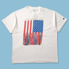 1996 Champion Atlanta Olympics T-Shirt Large - Double Double Vintage
