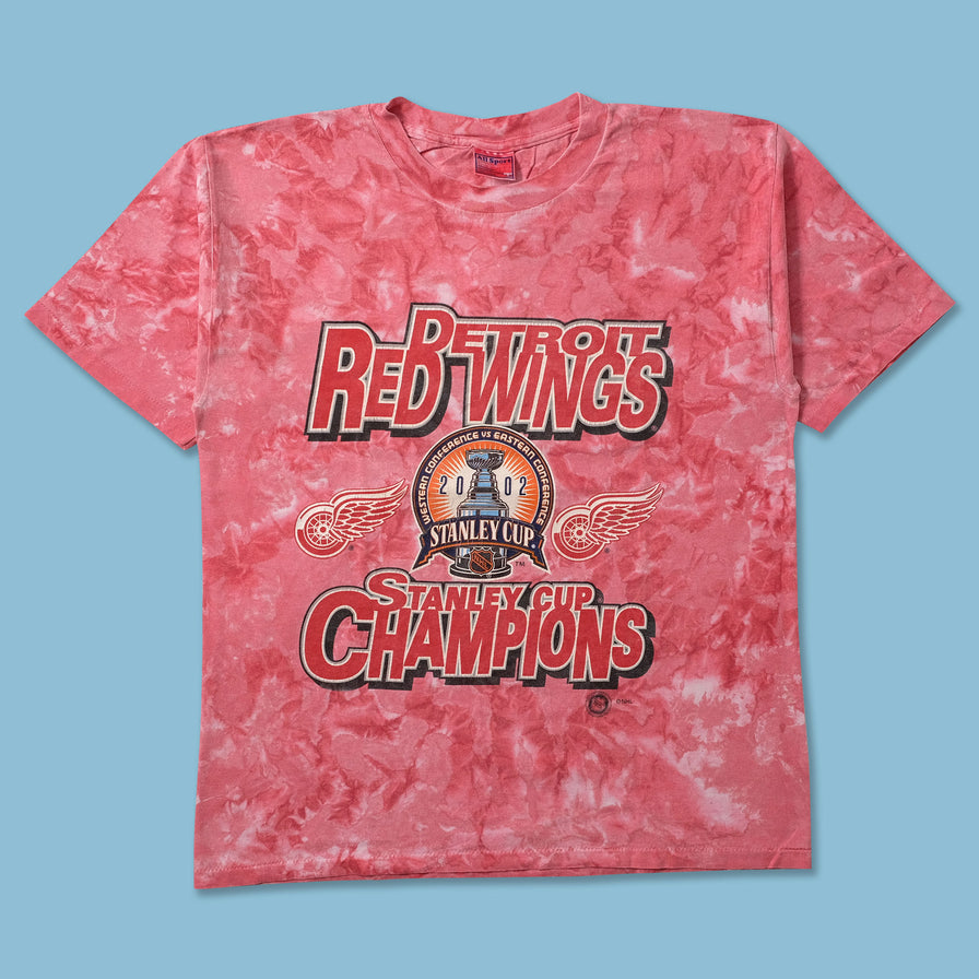 2002 Detroit Red Wings T-Shirt Medium - Double Double Vintage