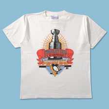 1991 Pittsburgh Penguins T-Shirt Large - Double Double Vintage