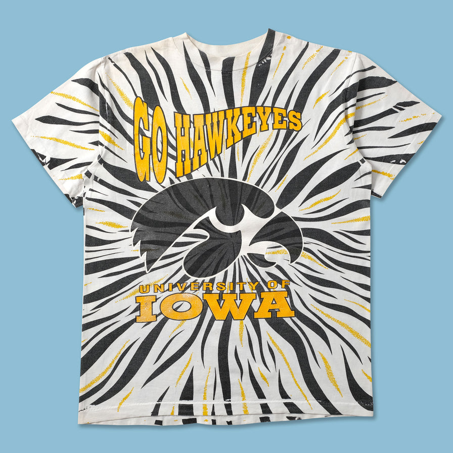 Vintage Iowa Hawkeyes T-Shirt Large - Double Double Vintage
