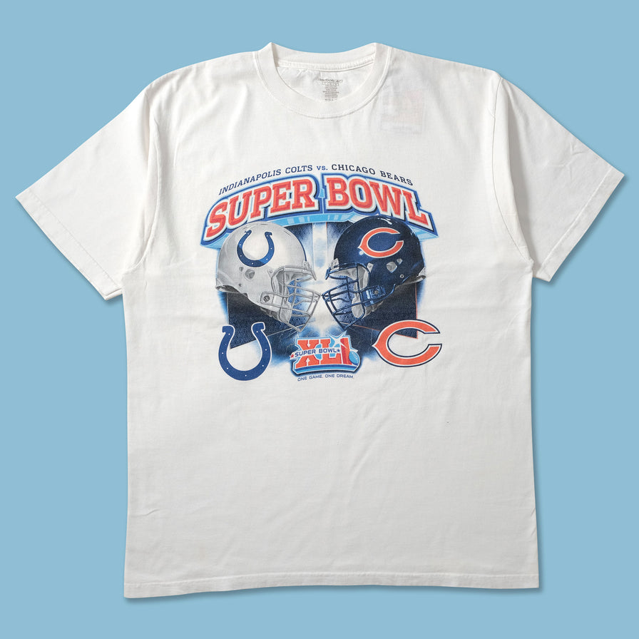 2007 Super Bowl T-Shirt Large - Double Double Vintage