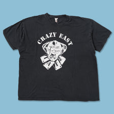 Vintage Crazy East Tattoo T-Shirt Large 