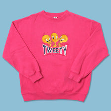 Vintage Kids Tweety Sweater Medium 