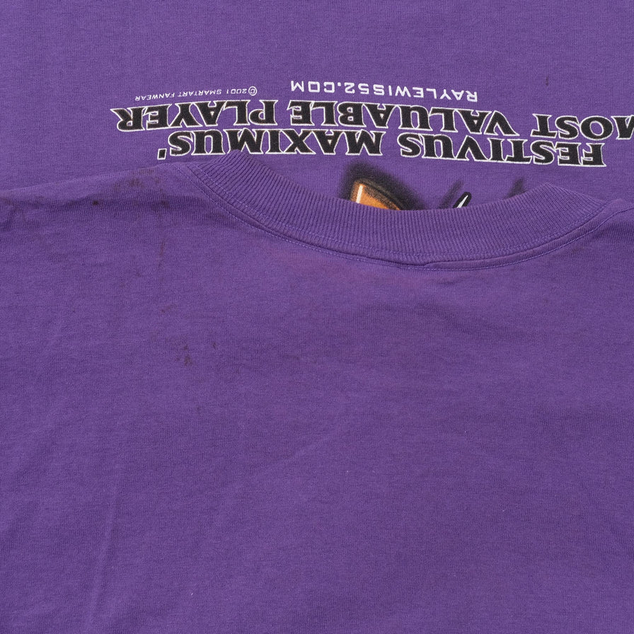 Vintage 2001 Ray Lewis T-Shirt Medium 
