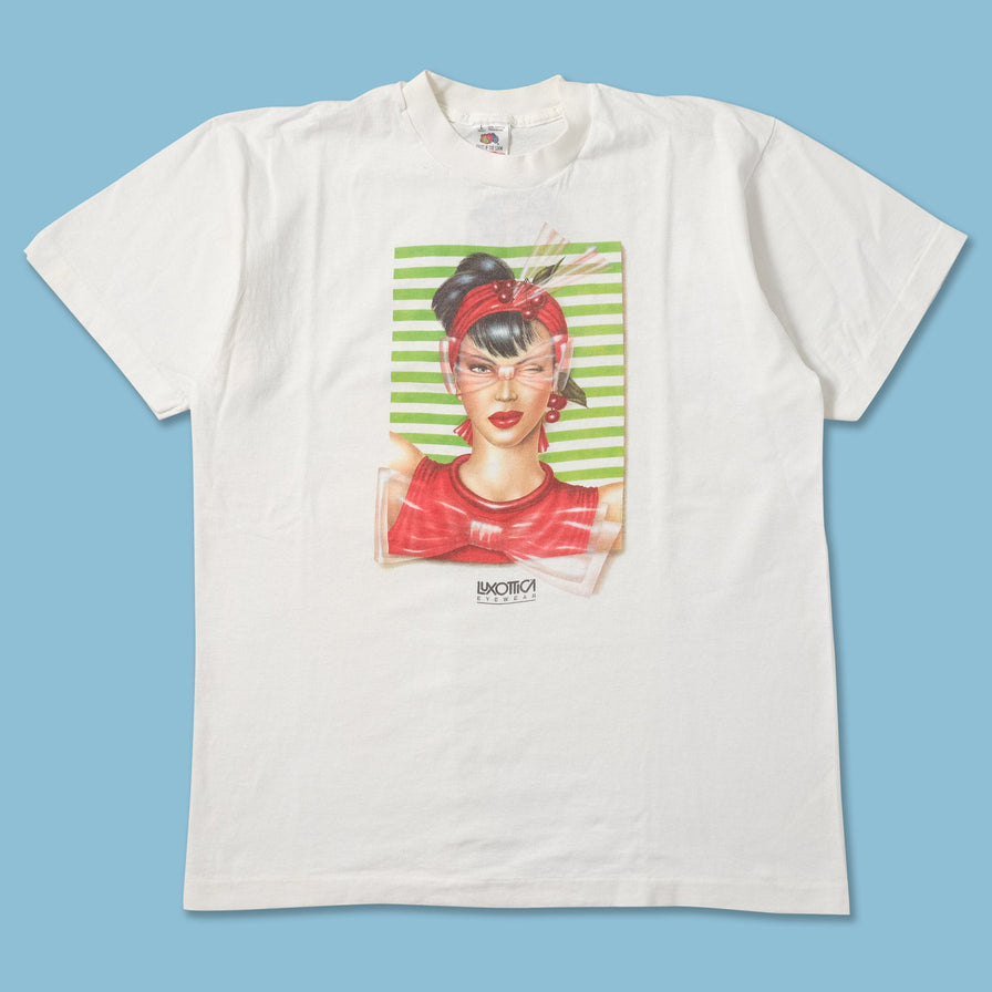 Vintage Luxottica Eyewear T-Shirt Large 
