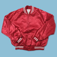 Vintage light Satin College Jacket Medium 