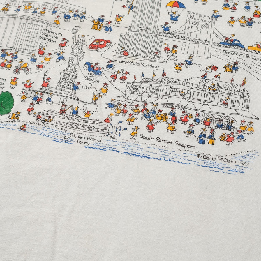 Vintage 1989 New York City T-Shirt Small 