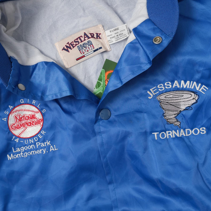 Vintage Tornados Satin College Jacket Large 