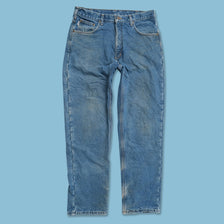 Vintage Carhartt Fleece Lined Denim Pants 34x32 