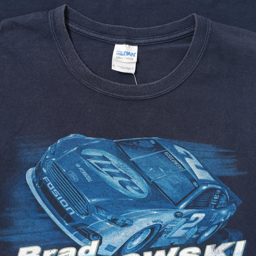 Vintage Miller Lite Racing T-Shirt XLarge 