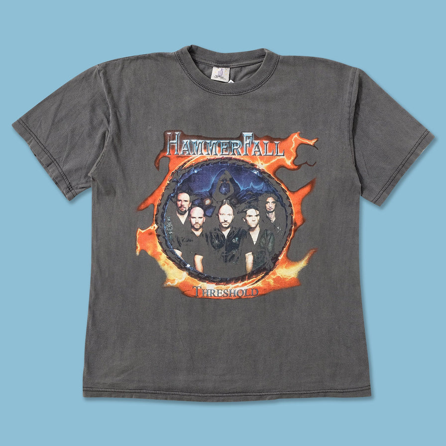 Vintage Hammerfall Threshold T-Shirt Medium 