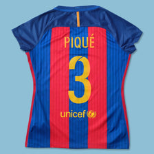 Women's 2016 Nike FC Barcelona Piqué Jersey Medium 