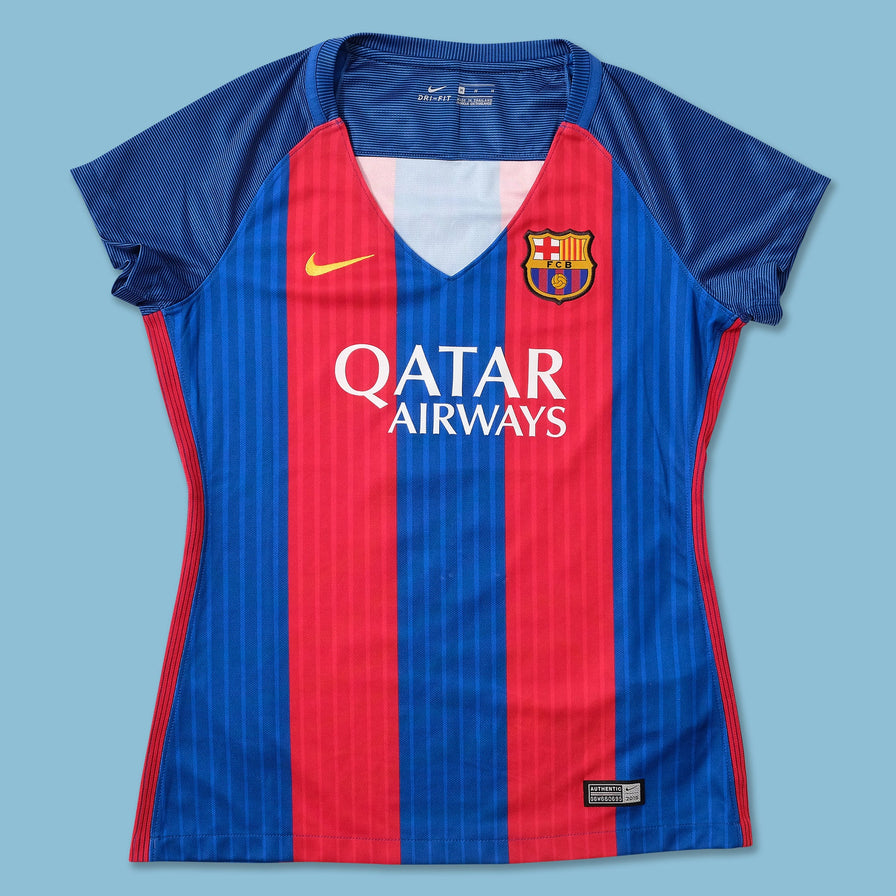 Women's 2016 Nike FC Barcelona Piqué Jersey Medium 