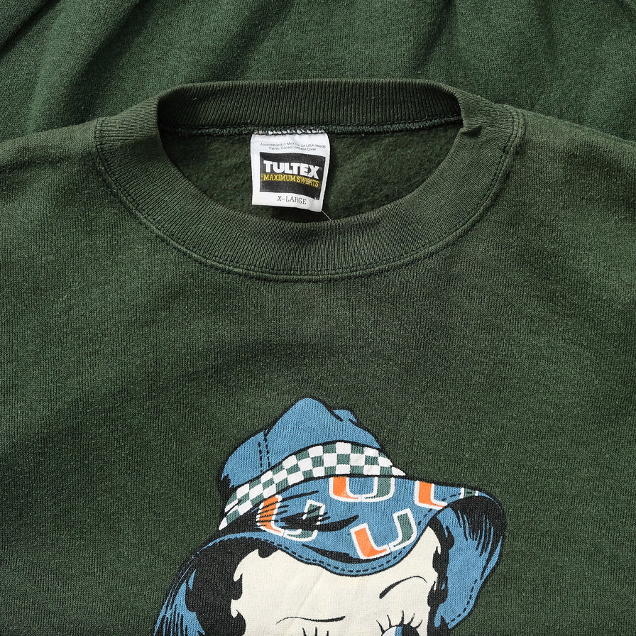 Vintage Miami University Betty Boop Sweater XLarge 