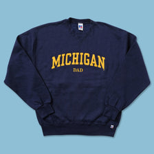 Vintage Russell Athletic Michigan Sweater Medium 