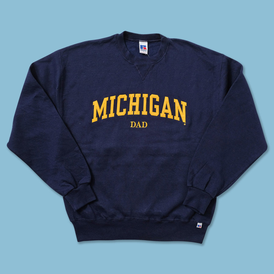 Vintage Russell Athletic Michigan Sweater Medium 