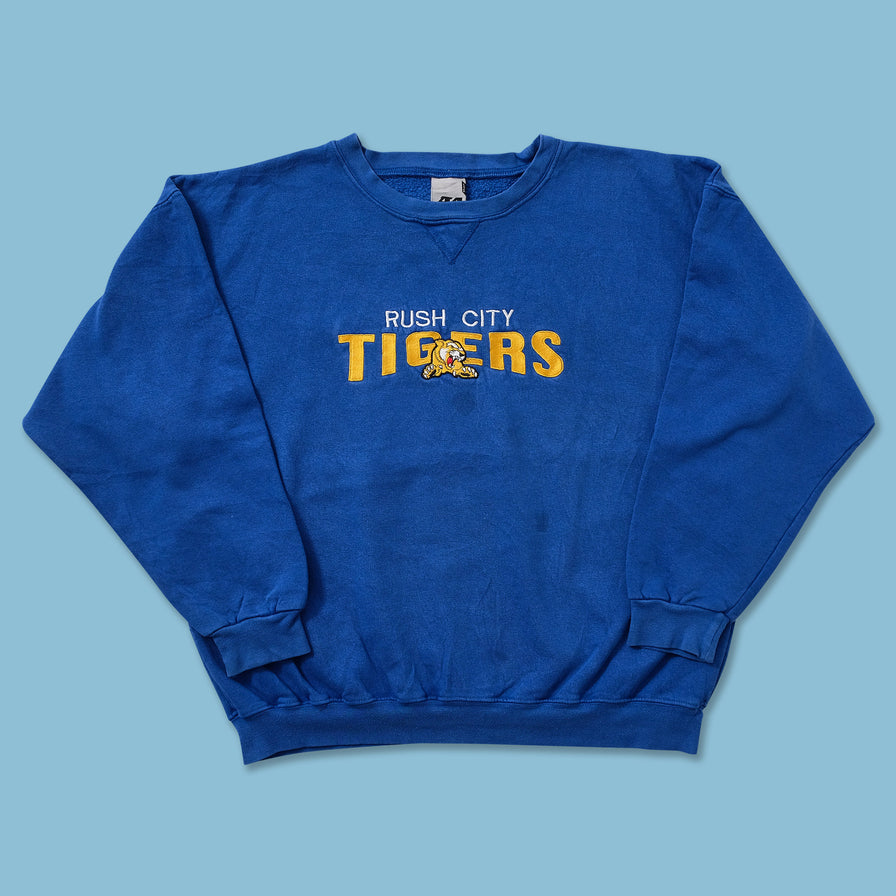 Vintage Rush City Tigers Sweater Large 